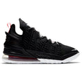 Lebron XVIII - Black/White/University Red