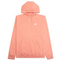 Sportswear Club Fleece Pullover Hoodie - Light Madder Root/White