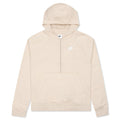 Sportswear Women's Club Essential 1/4 Zip Fleece Hoodie - Rattan/Heather