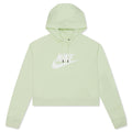 Sportswear Women's Essential Cropped Hoodie - Lime Ice/White