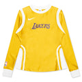 Los Angeles Lakers Women's L/S Jersey - Mineral Gold