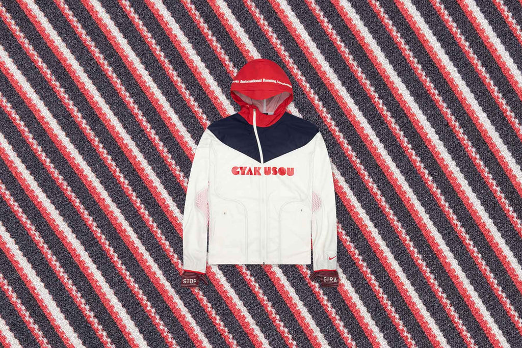 Gyakusou 3 Layer Jacket - Sail/Blackened Blue