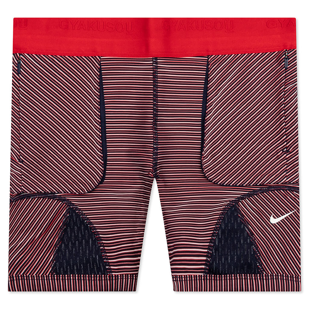 Gyakusou Women's Utility Shorts - Blackened Blue/University Red