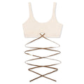 Jacquemus Women's Bra - Pearl White/Sail/Dark Driftwood
