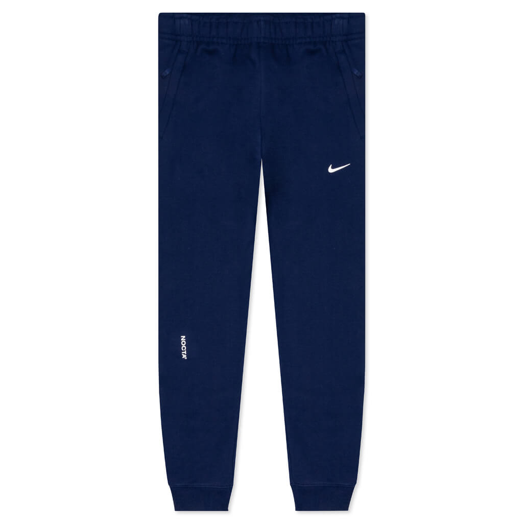Nocta NRG AU Fleece Pant ESS - Blue Void/White