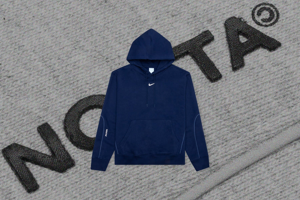 Nocta NRG AU Hoodie ESS - Blue Void/White