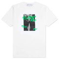 Metro Type Over Skate S/S Tee - White/Green