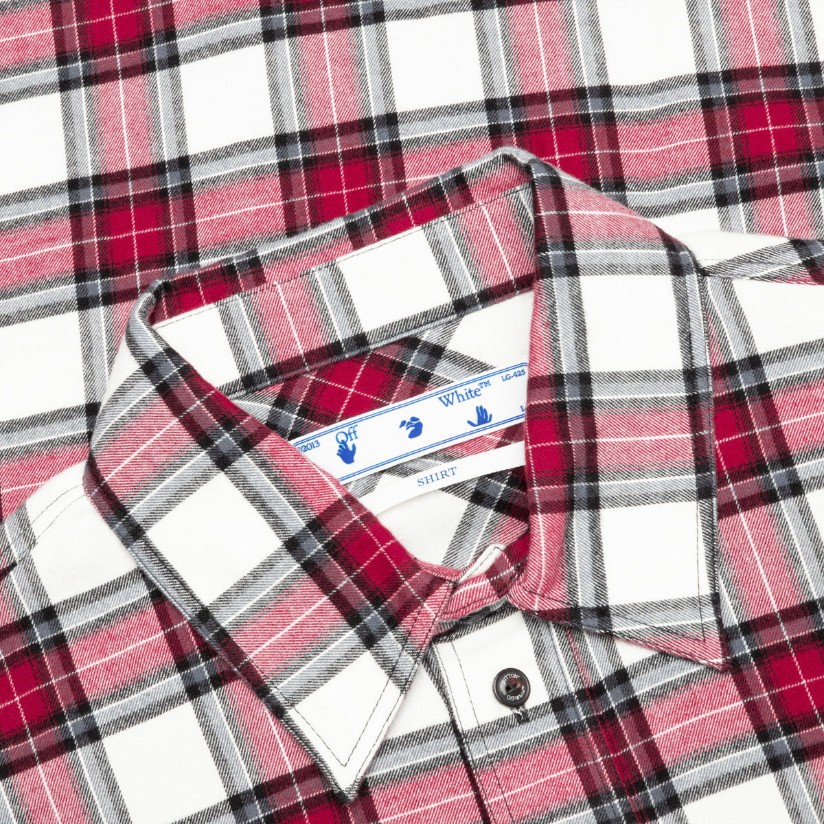 OW Allover Check Flannel Shirt - Red/No Color