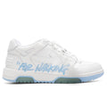Out of Office "For Walking" - White/Light Blue