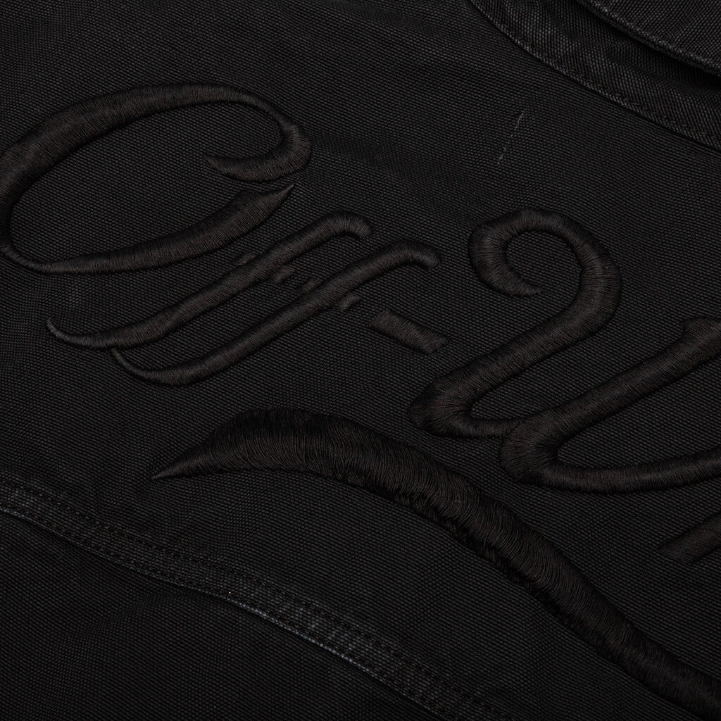 Wave Off Canvas Skate Jacket - Black/Black
