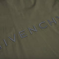 Oversized Fit Embroidery T-Shirt - Greyish Green