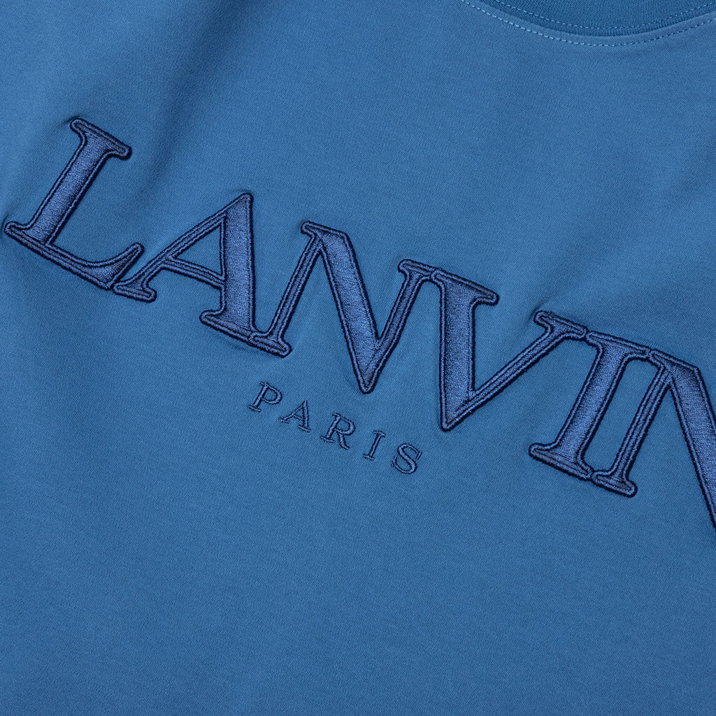 Oversized Paris Tee - Neptune Blue