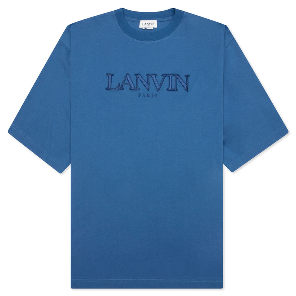 Oversized Paris Tee - Neptune Blue