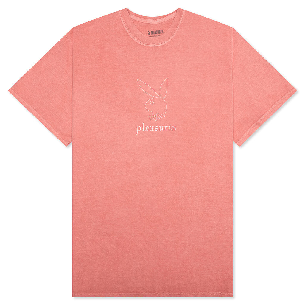 Playboy Entertainment Pigment Dye T-Shirt - Red