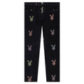 Playboy Scatter Denim - Black