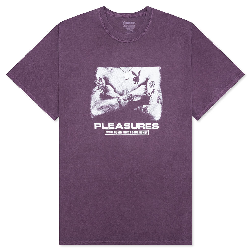 Playboy Tough Washed T-Shirt - Purple