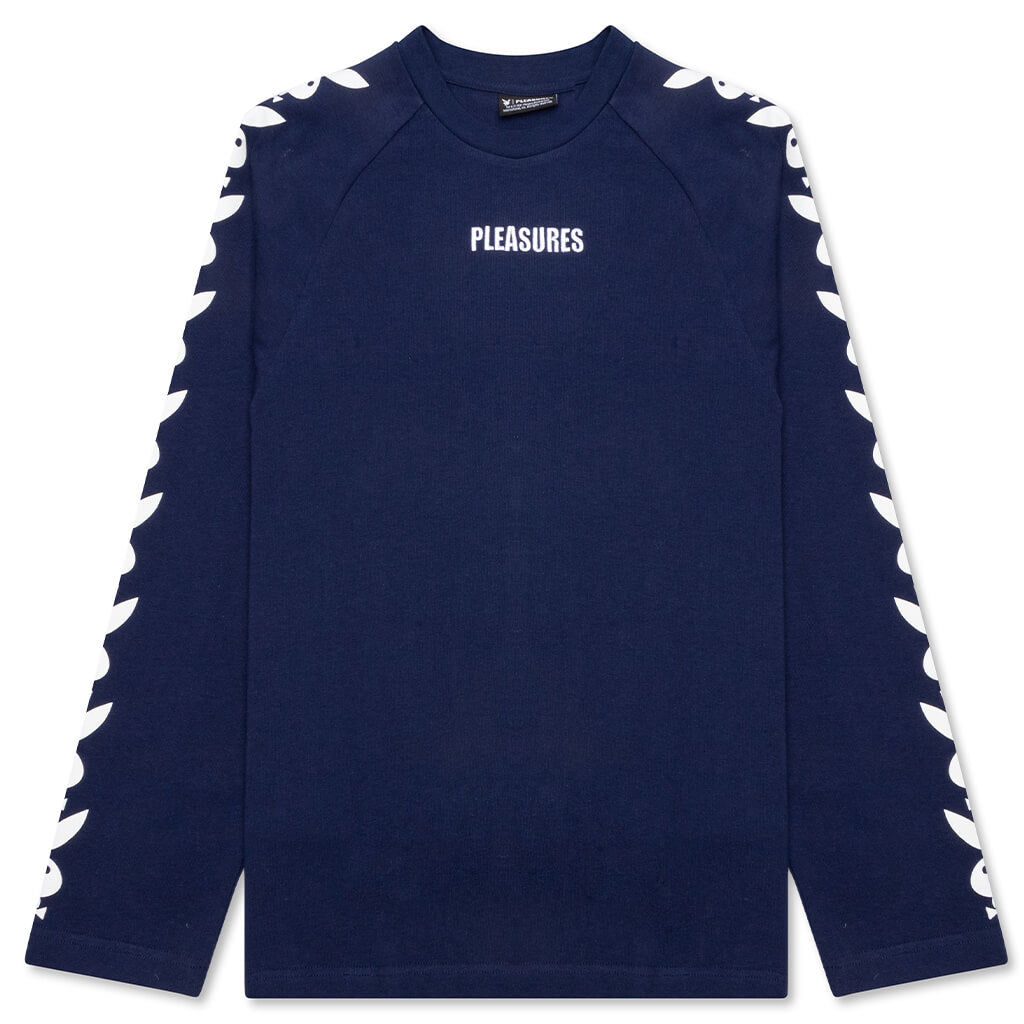 Playboy PB Raglan L/S - Navy