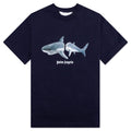 Kids Shark T-Shirt - Navy Blue