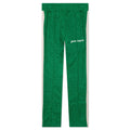 Lurex Track Pants - Green/White