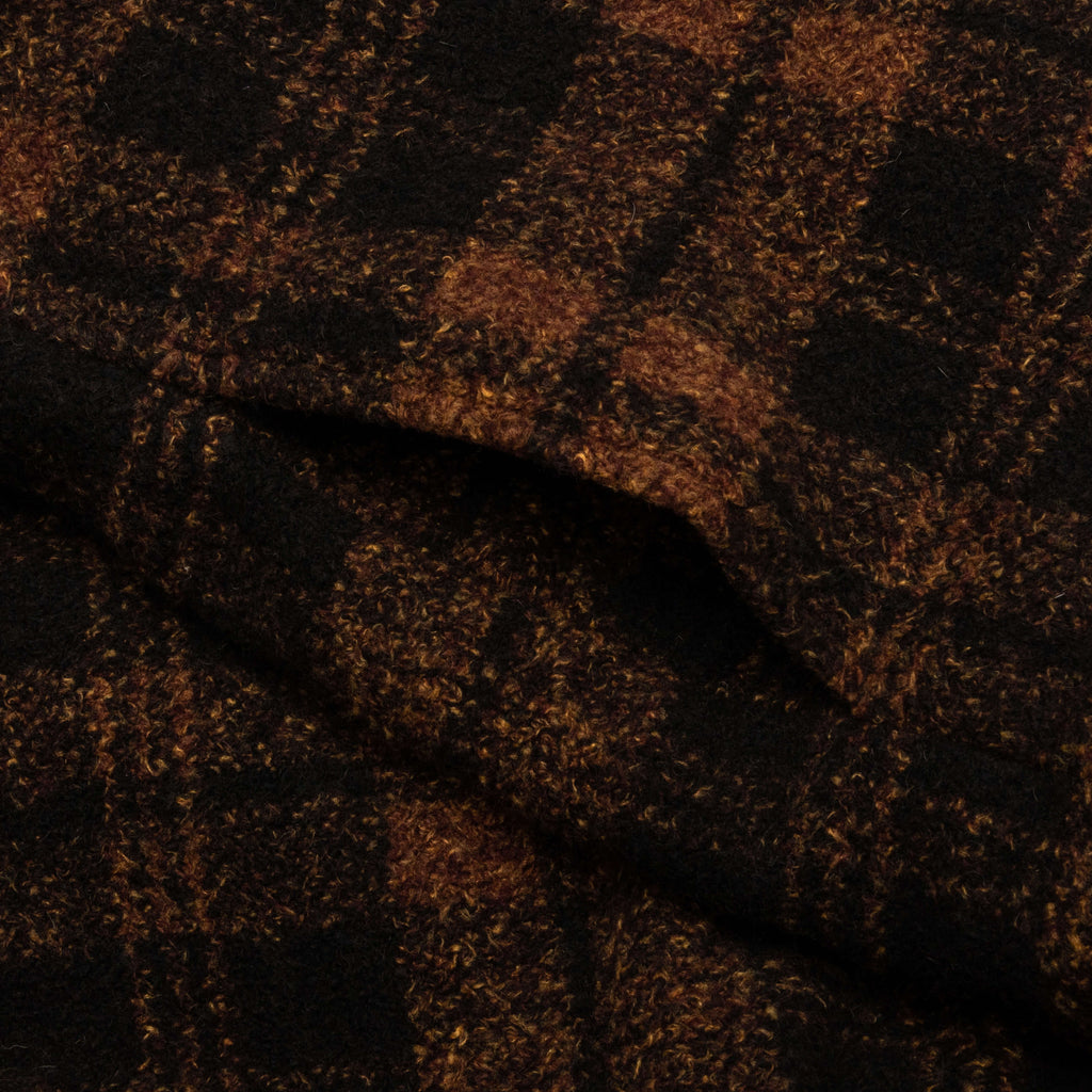 Plaid Padded Shirt - Saffron