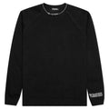 Cut Here Raglan Crewneck - Black