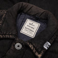 Puffer Denim Jacket - Black