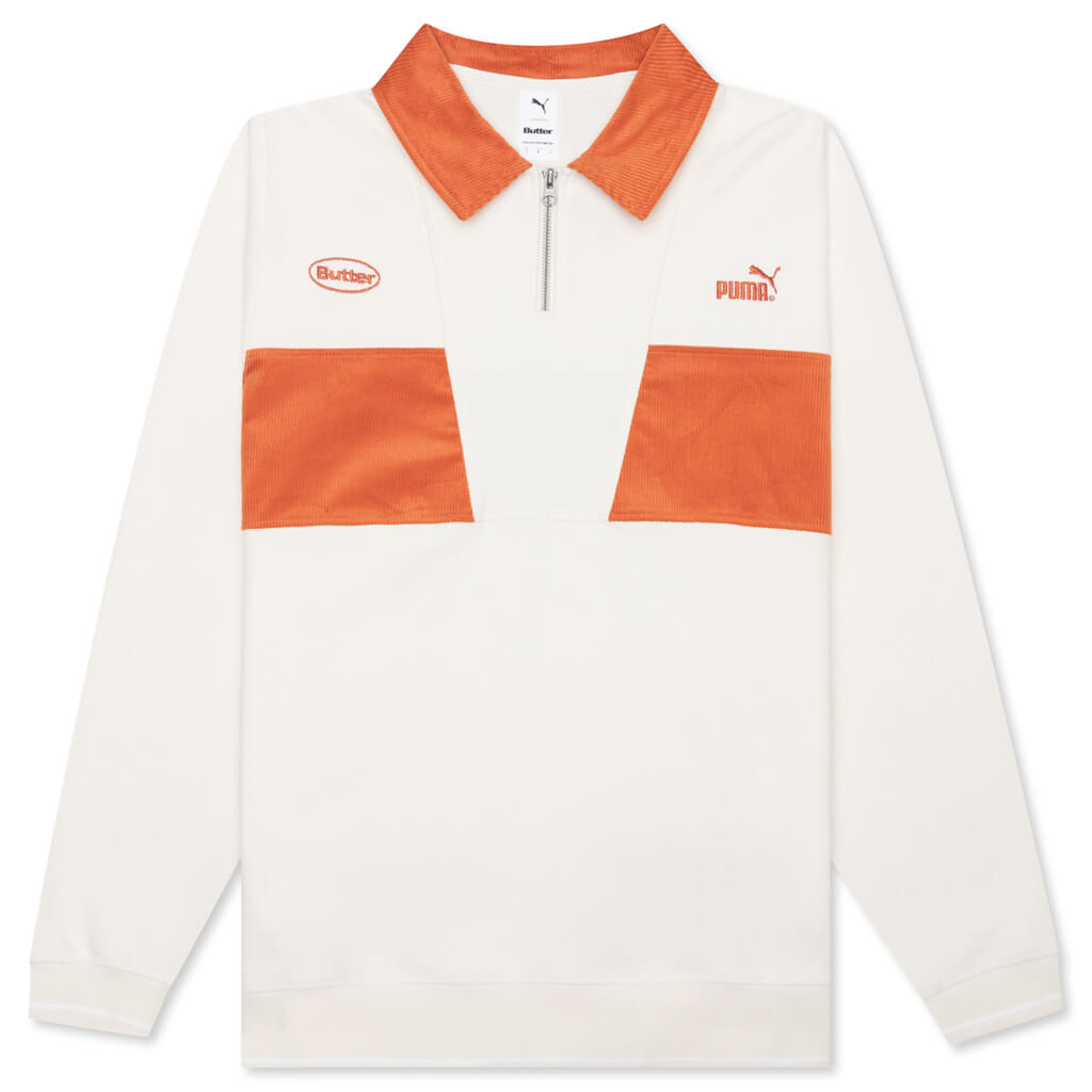 Butter Goods 1/4 Zip Pullover - White