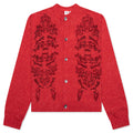 Aries Knitted Cardigan - Red