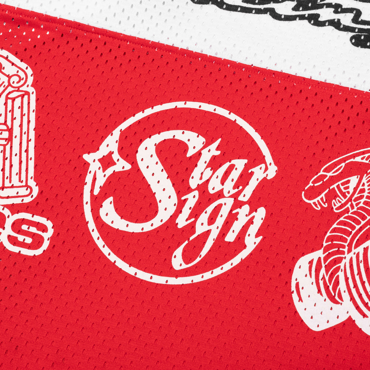 Aries Mesh Long Sleeve - Red