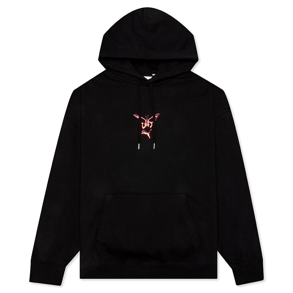 Dua Lipa Oversized Hoodie - Black