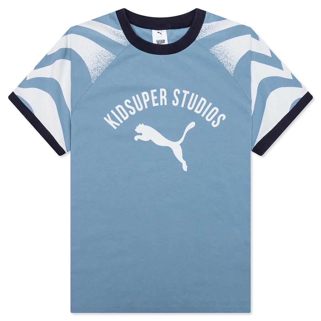Ringer Tee - Cool Blue