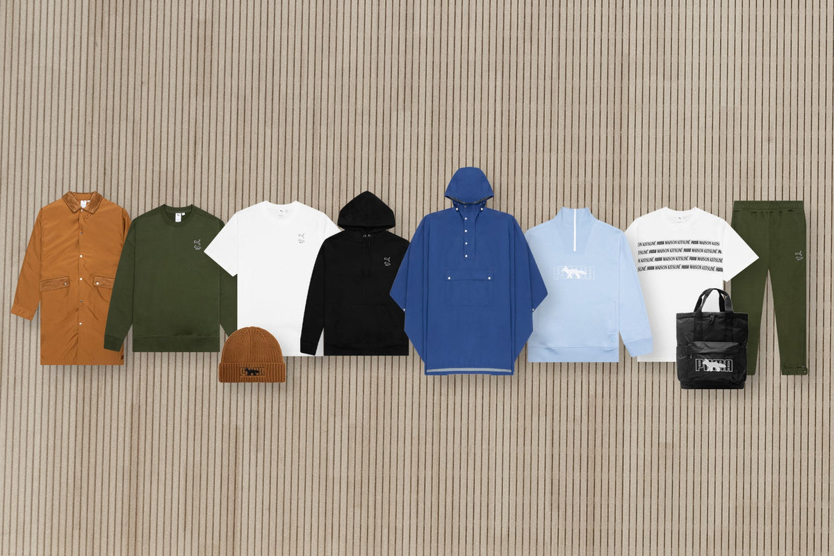 Maison Kitsune 1/2 Zip Ft Sweater - Blue