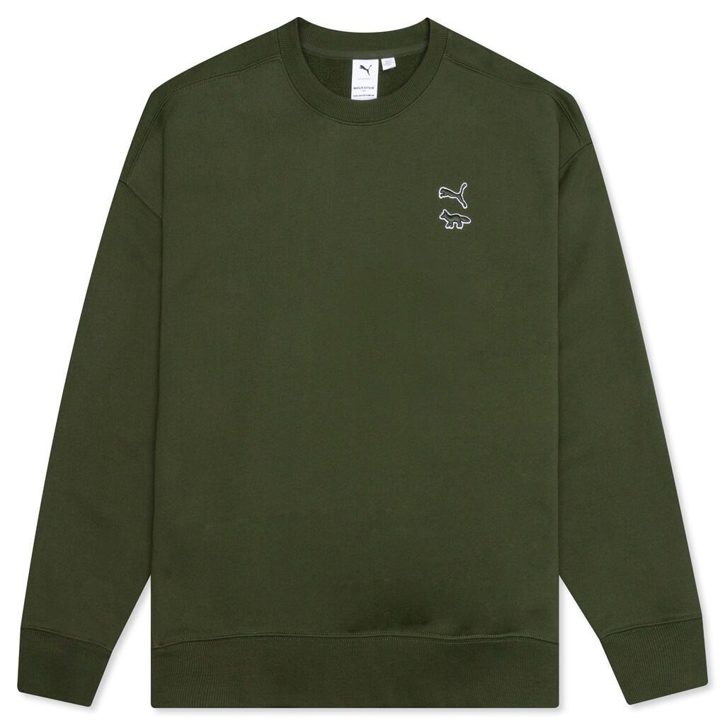 Maison Kitsune Crewneck - Green