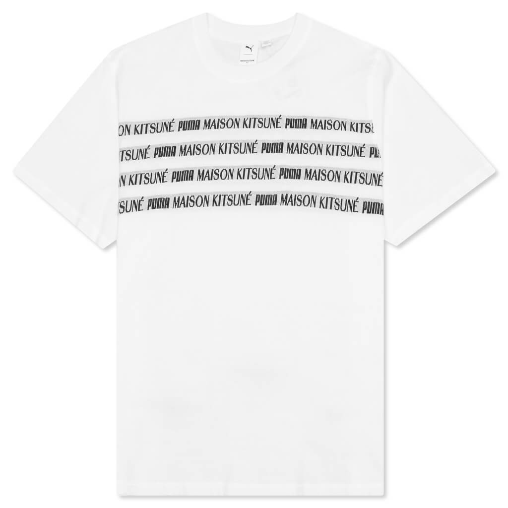 Maison Kitsune Engineered Tee - White