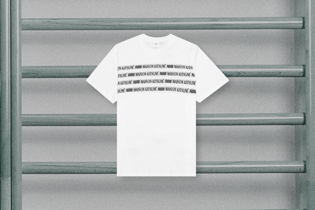 Maison Kitsune Engineered Tee - White