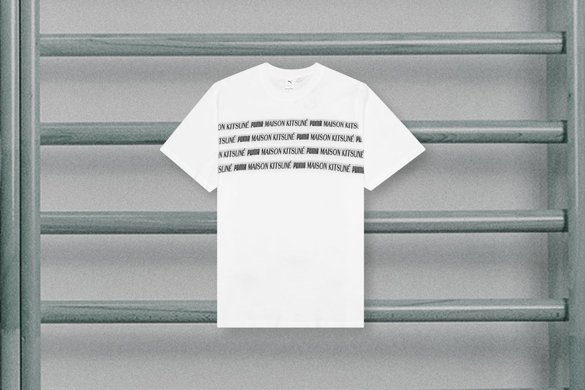 Maison Kitsune Engineered Tee - White