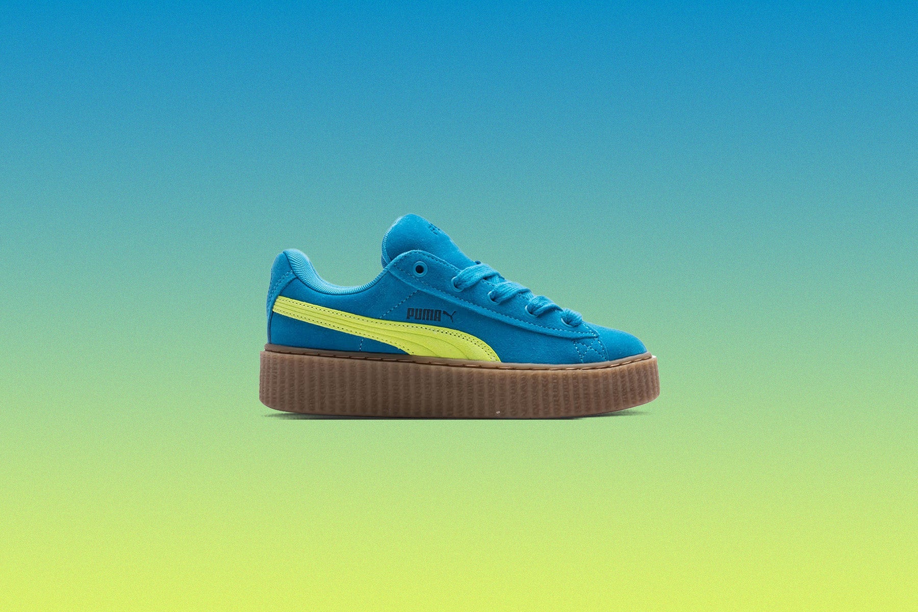 Puma x Fenty Creeper Phatty Juniors' - Speed Blue/Lime Pow/Gum
