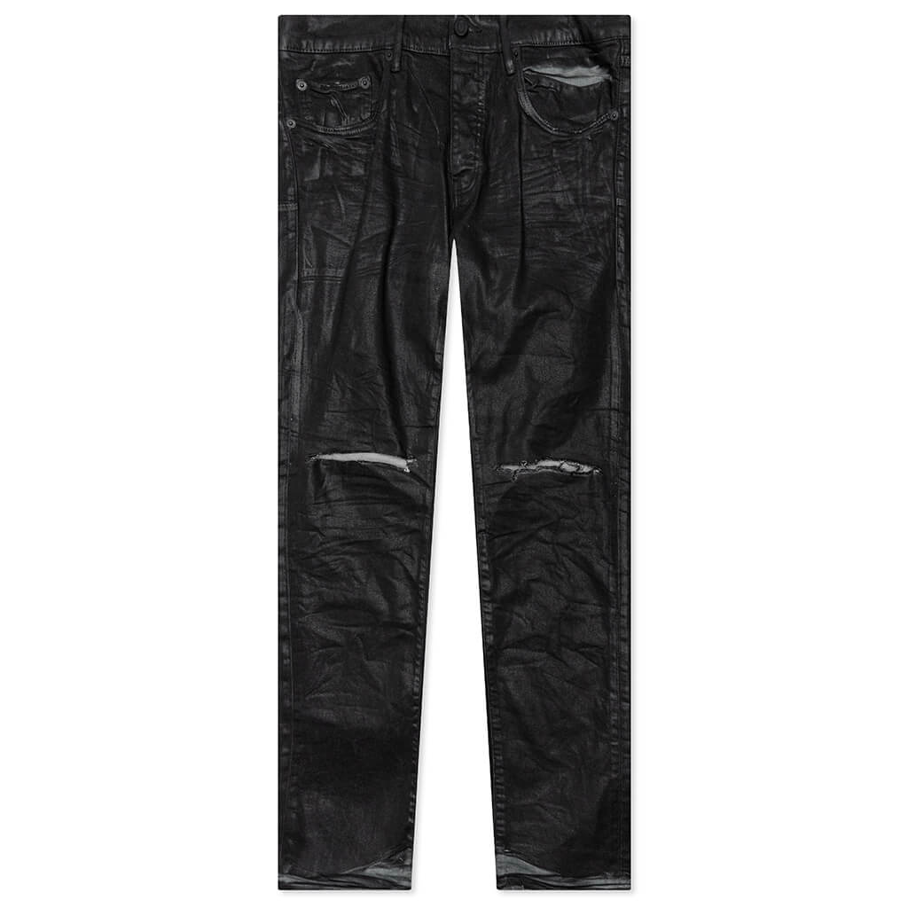 Purple Denim P001 - Worn Grey Black Coated