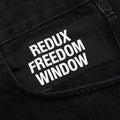 Slim Fit Denim Pant w/Picture Patch - Black
