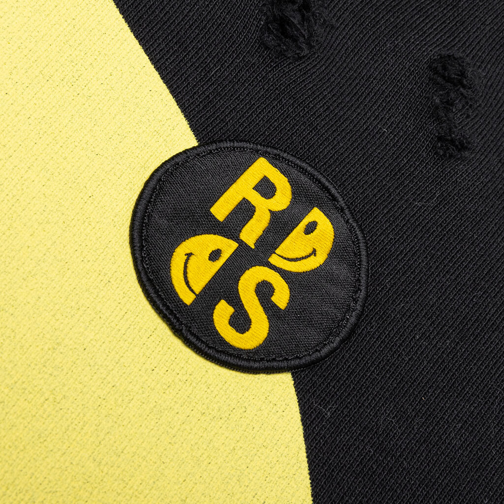Smiley Smiley Print 50th Anniversary Hoodie - Black