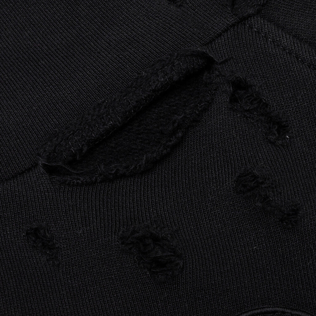 Smiley Smiley Print 50th Anniversary Hoodie - Black