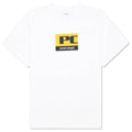 PC Square Box Logo S/S Tee - White