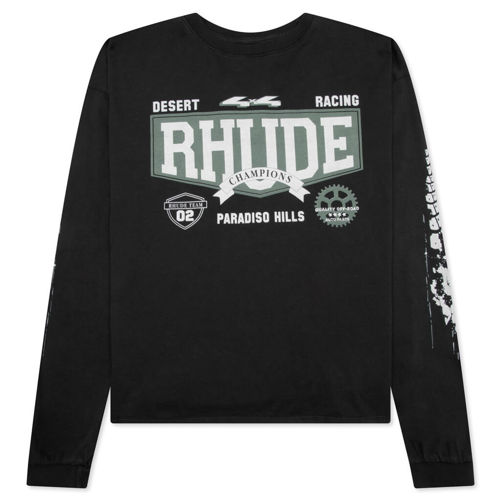 4x4 L/S Tee - Vintage Black