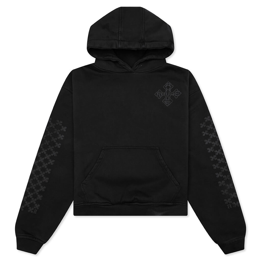 Cross Logo Hoodie - Vintage Black