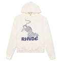 Leopard Hoodie - Vintage White
