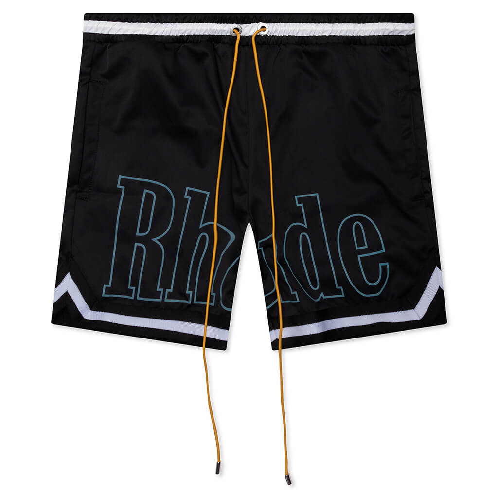 Logo Basketball Swim Shorts - Black/White