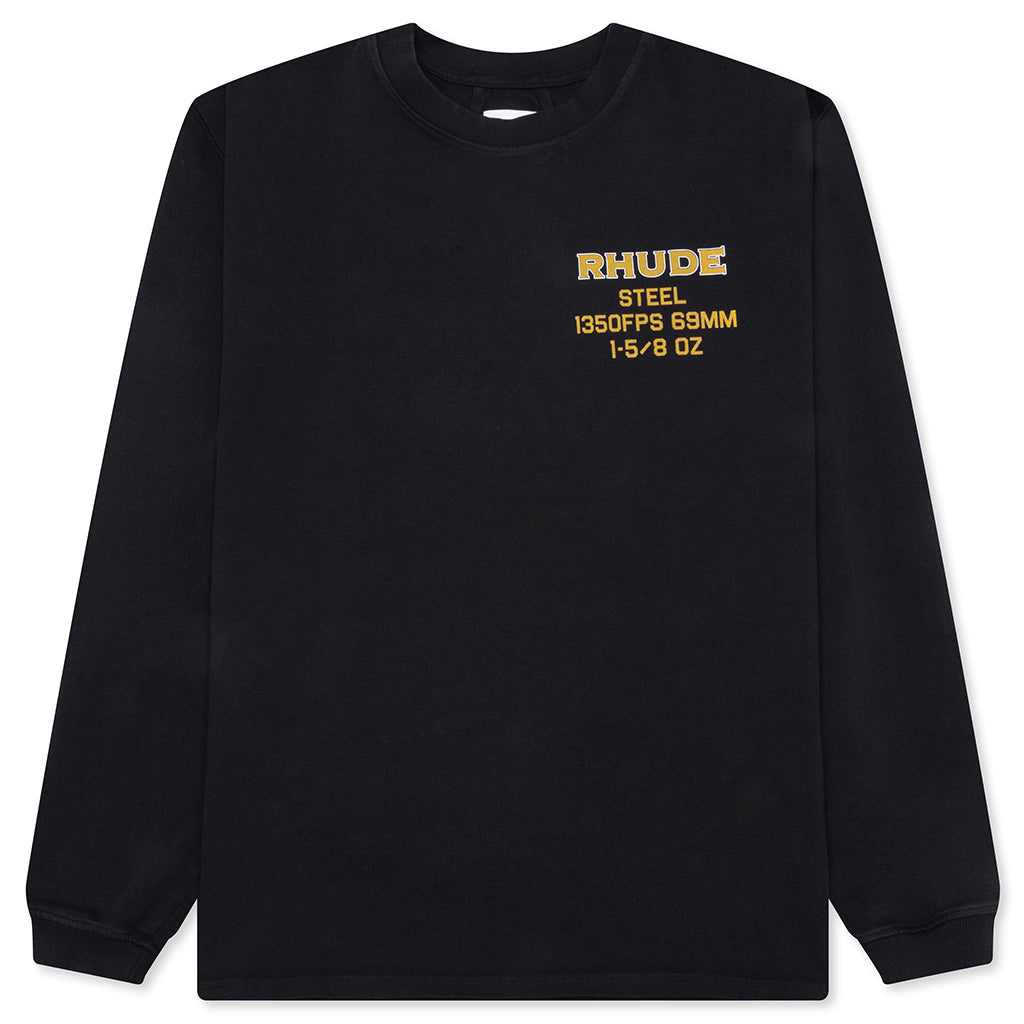Steel L/S Tee - Vintage Black
