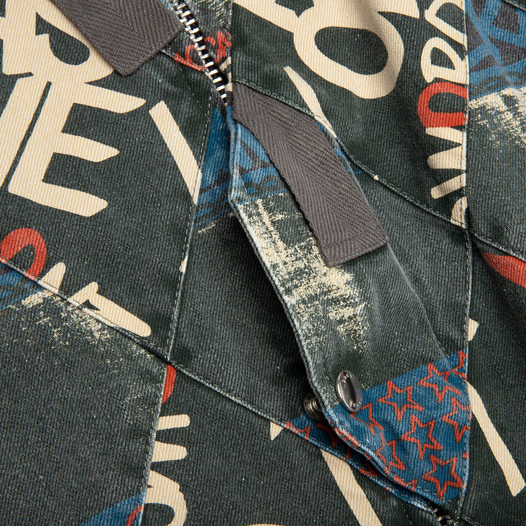 Eric Haze Denim Blouson - Green