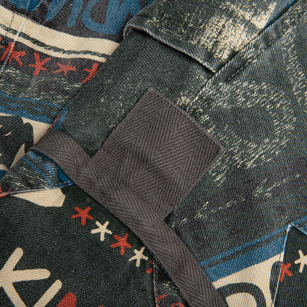Eric Haze Denim Blouson - Green