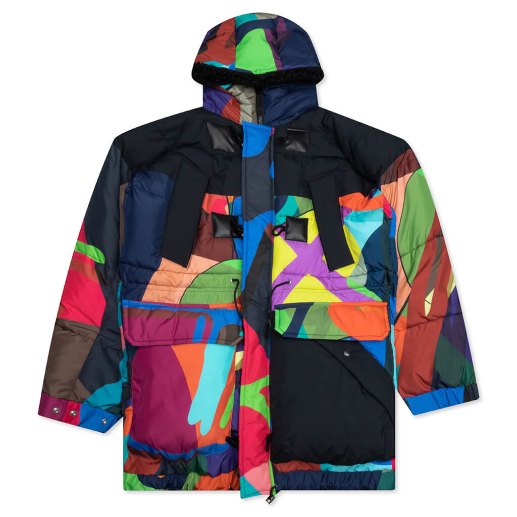 KAWS Print Blouson Coat - Multi